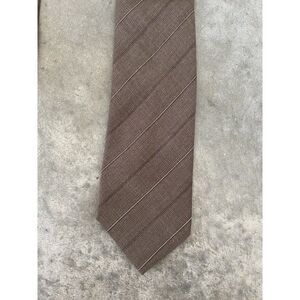 Maximilian Tie Handmade Beige Tan Striped